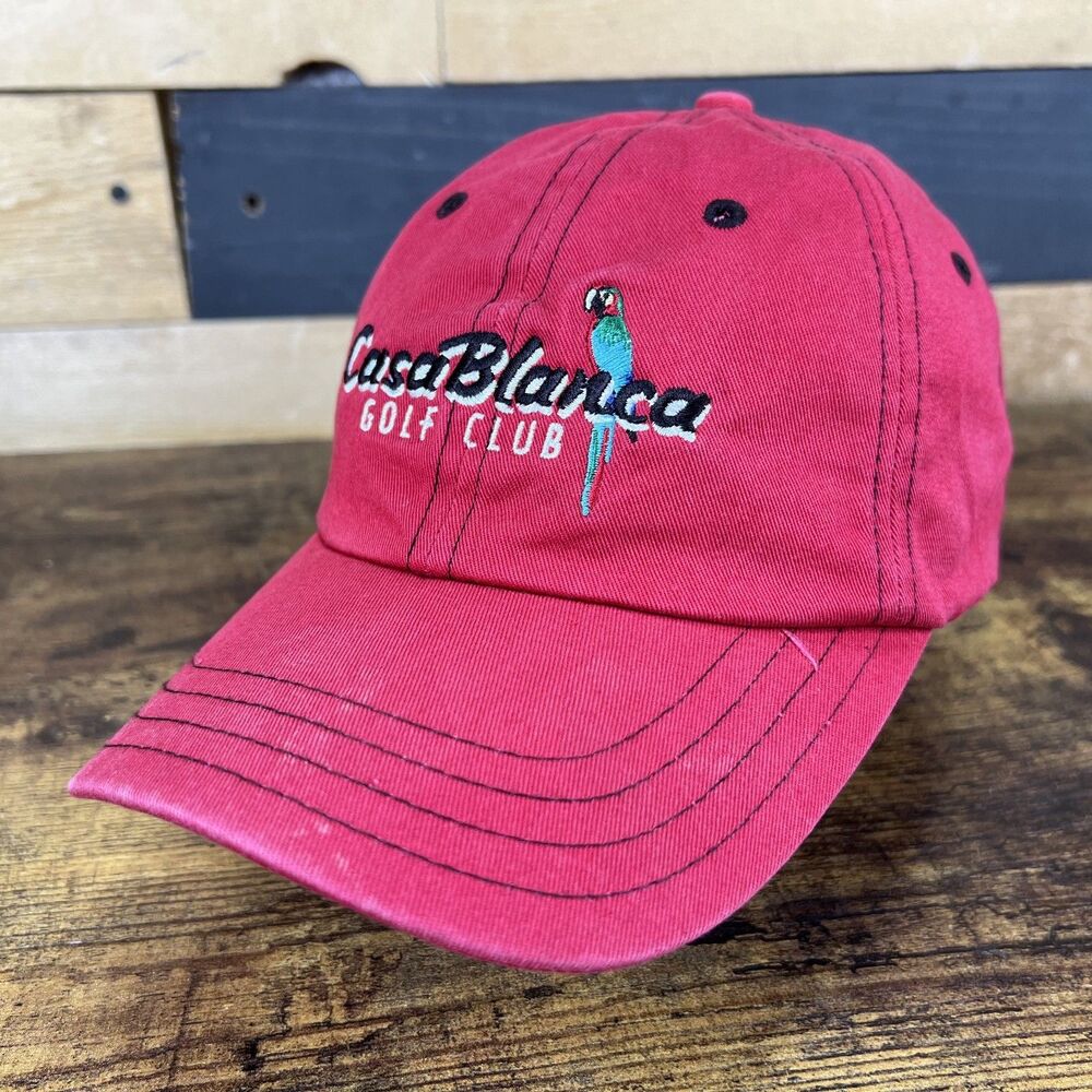 Casa Blanca Golf Club Red Embroidered Hat